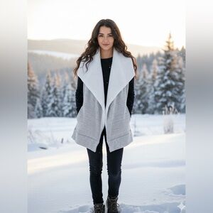 Athleta long line heathered vest - Size XS
